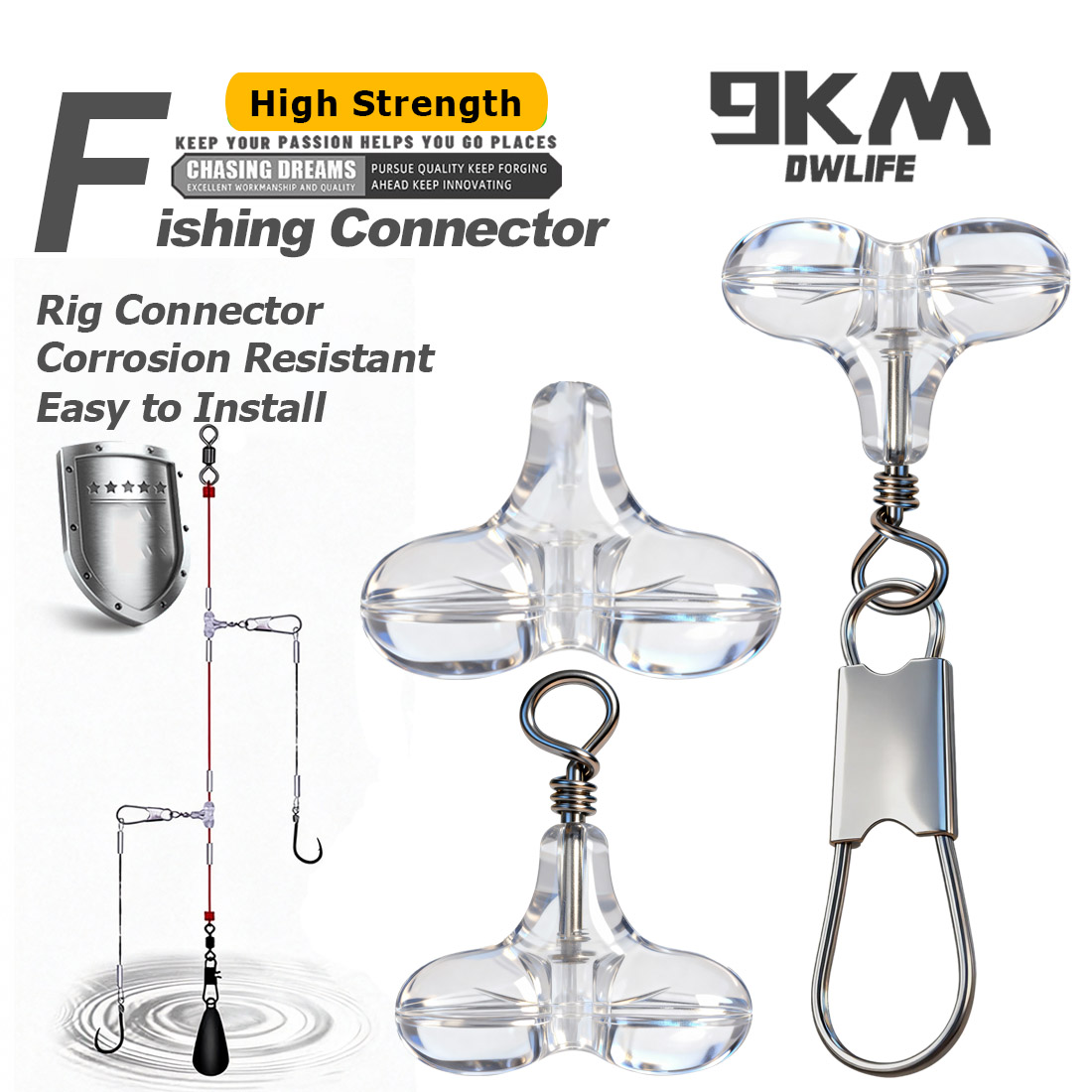 Fishing Equipment Cheap - 9KM Т-образные рыболовные крестообразные бусины с