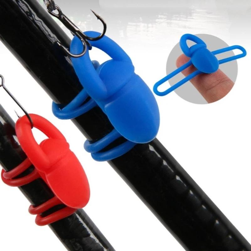 Fishing Equipment Bag - 2026 5 шт./упаковка Высокоэластичный силиконовый фиксатор
