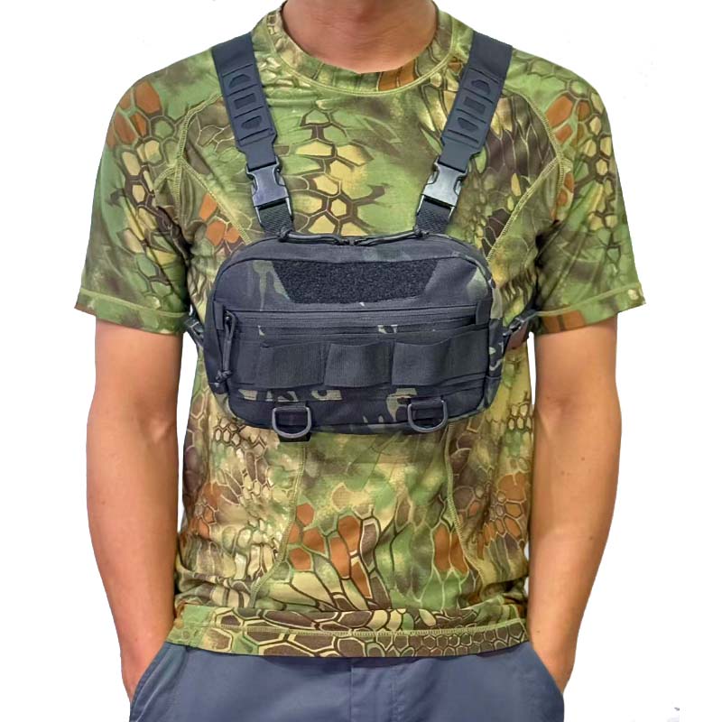 Fishing Equipment Essentials - Мужская тактическая нагрудная сумка, многофункциональный жилет