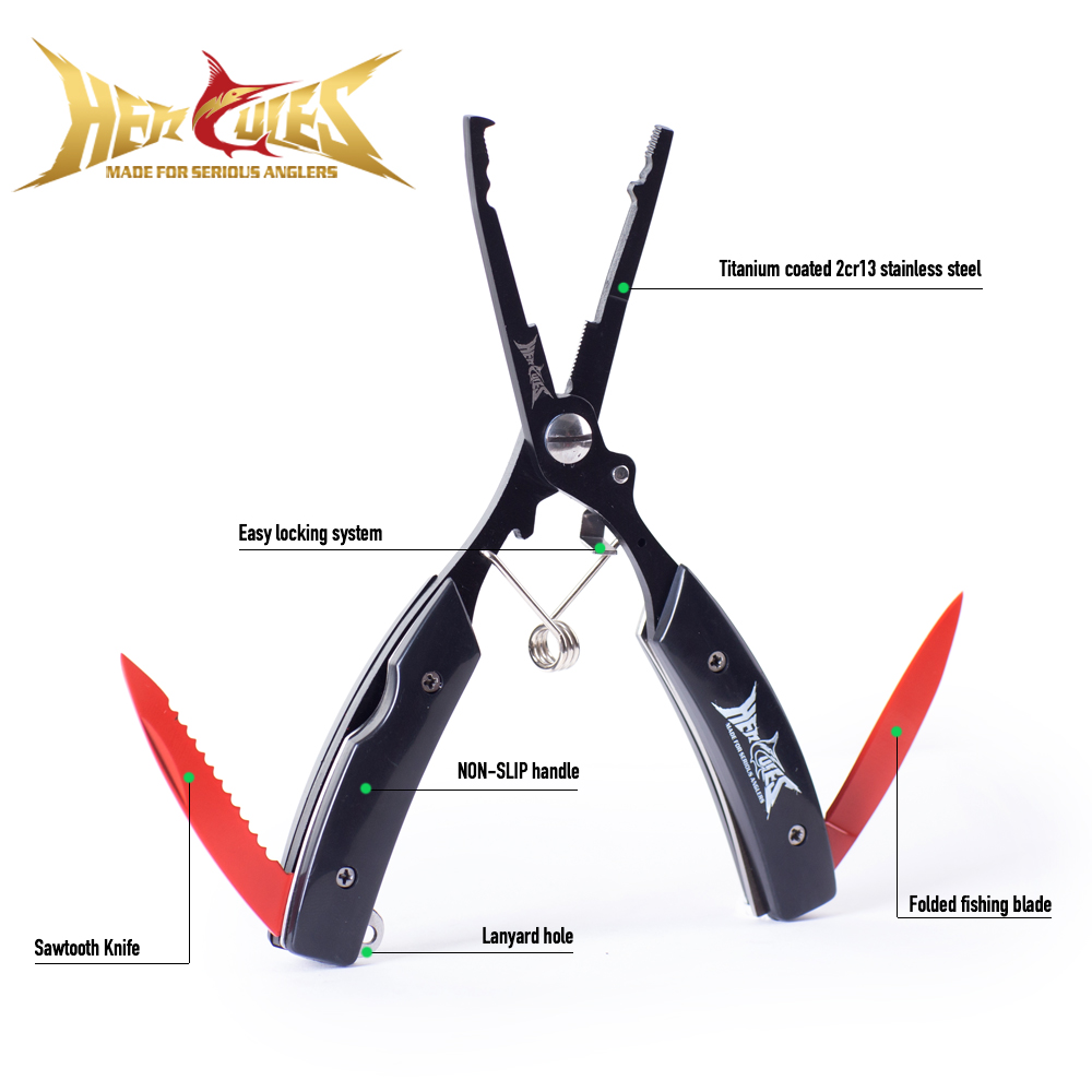 Fishing Equipment Cheap - Рыболовные плоскогубцы HERCULES с чехлом и