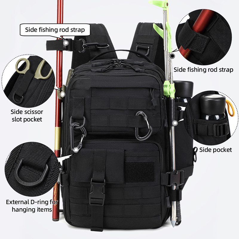 Fishing Equipment Bag - Тактический рюкзак для кемпинга, большой, на