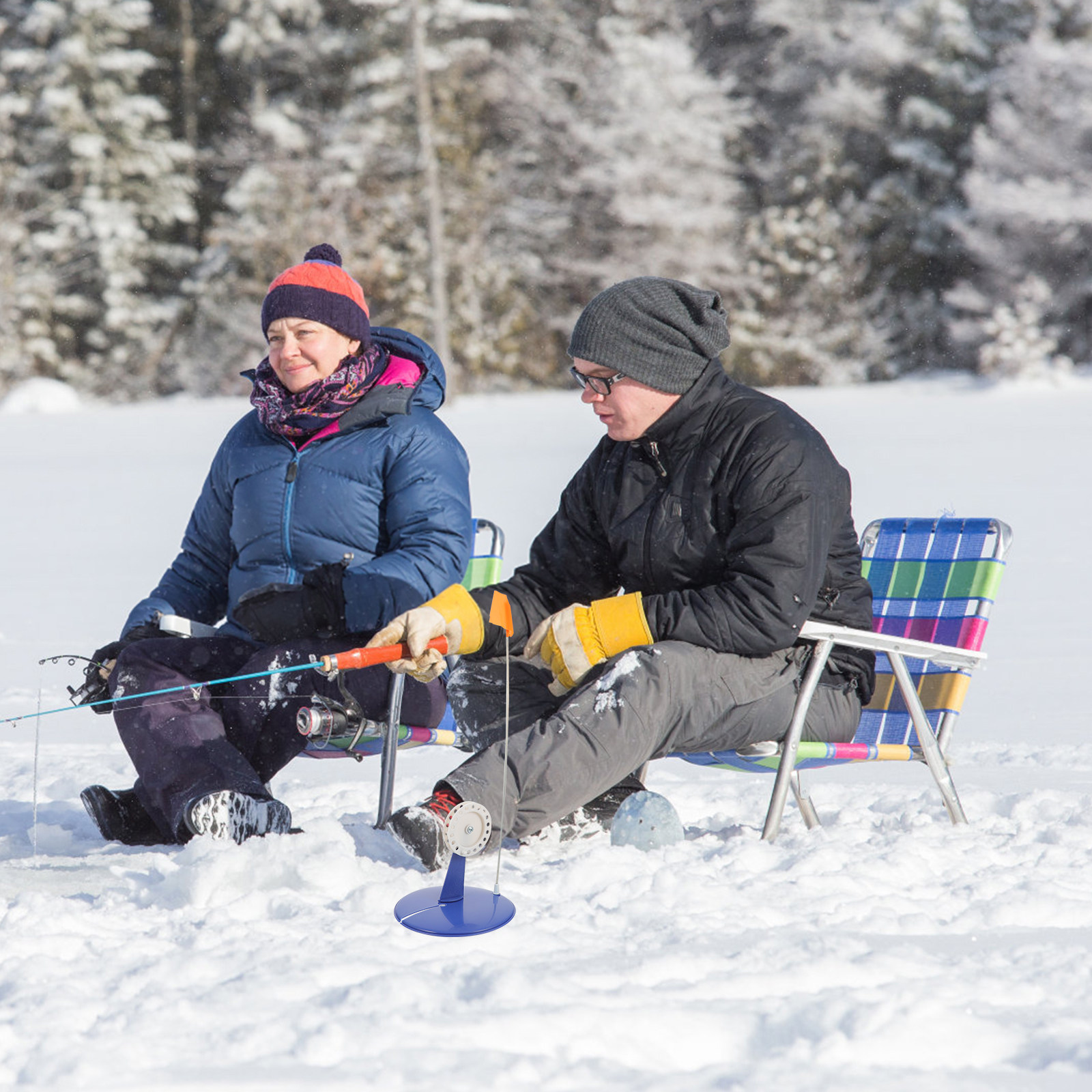 Флаг для зимней рыбалки из пре – обзор и цена Ice Fishing Tip Up