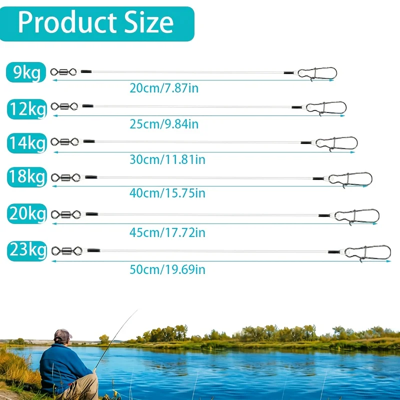 15 шт. флюорокарбоновых поводк – обзор и цена Ice Fishing Tip Up