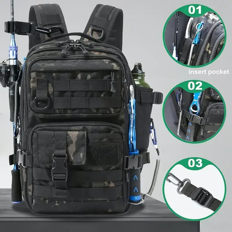 1000D нейлоновый водонепроница – обзор и цена Fishing Equipment Bag